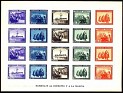 Spain 1938 Army 2,3,5,10,30 CTS Multicolor Edifil 850
